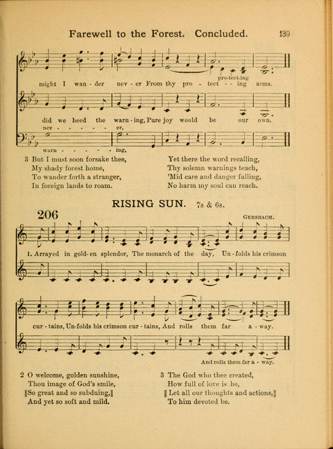 The School Hymnary: a collection of hymns and tunes and patriotic songs for use in public and private schools page 139