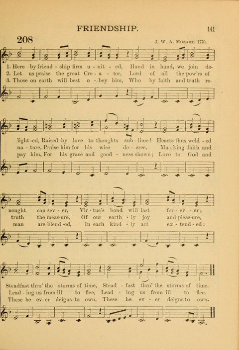The School Hymnary: a collection of hymns and tunes and patriotic songs for use in public and private schools page 141