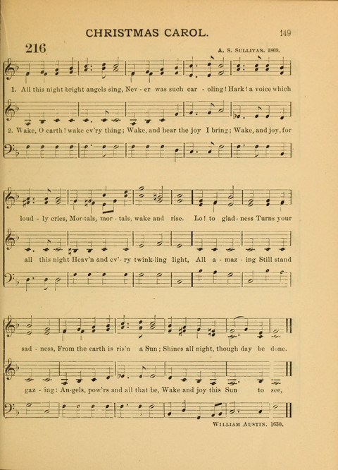 The School Hymnary: a collection of hymns and tunes and patriotic songs for use in public and private schools page 149