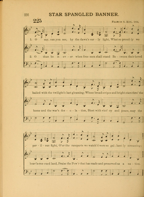 The School Hymnary: a collection of hymns and tunes and patriotic songs for use in public and private schools page 156