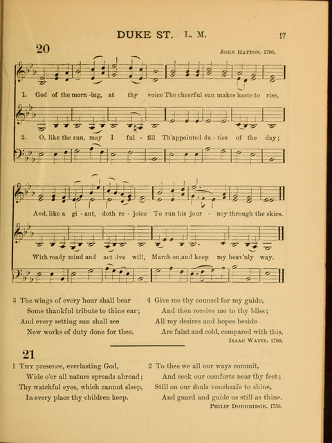 The School Hymnary: a collection of hymns and tunes and patriotic songs for use in public and private schools page 17