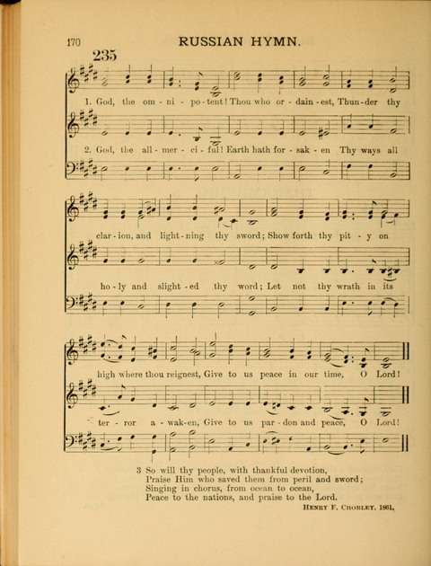 The School Hymnary: a collection of hymns and tunes and patriotic songs for use in public and private schools page 170