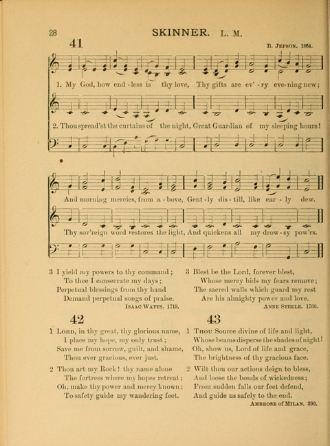 The School Hymnary: a collection of hymns and tunes and patriotic songs for use in public and private schools page 28