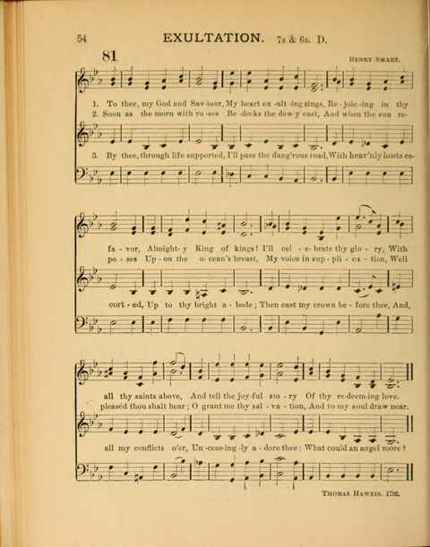 The School Hymnary: a collection of hymns and tunes and patriotic songs for use in public and private schools page 54