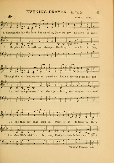 The School Hymnary: a collection of hymns and tunes and patriotic songs for use in public and private schools page 67