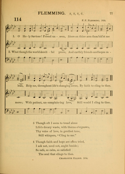The School Hymnary: a collection of hymns and tunes and patriotic songs for use in public and private schools page 77