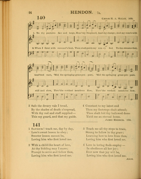 The School Hymnary: a collection of hymns and tunes and patriotic songs for use in public and private schools page 94