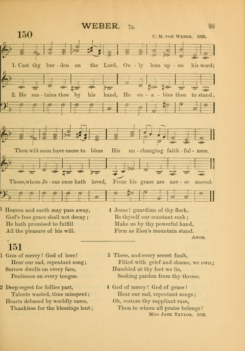 The School Hymnary: a collection of hymns and tunes and patriotic songs for use in public and private schools page 99