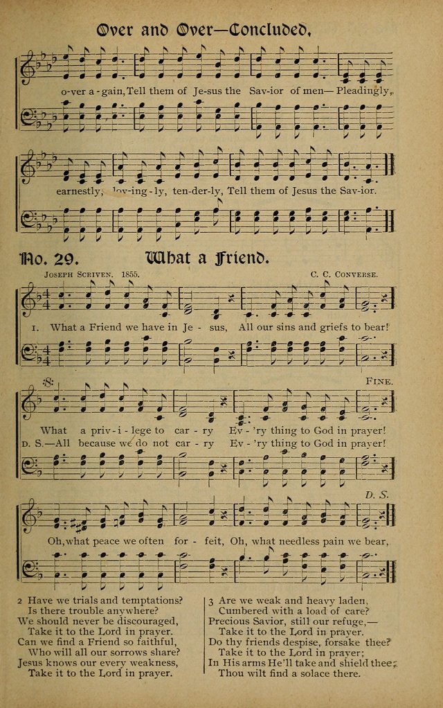 Sweet Harmonies: a new song book of gospels songs for use in revivals and all religious gatherings, sunday-schools, etc. page 23