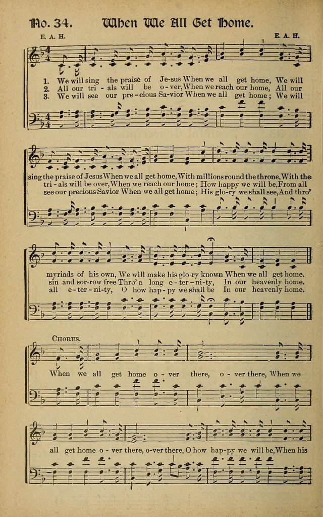 Sweet Harmonies: a new song book of gospels songs for use in revivals and all religious gatherings, sunday-schools, etc. page 28