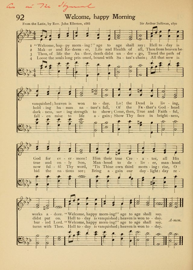 The School Hymnal page 101