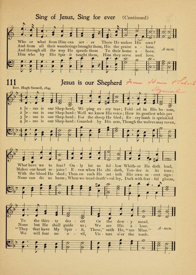 The School Hymnal page 118
