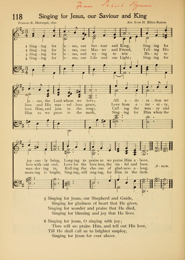 The School Hymnal page 125