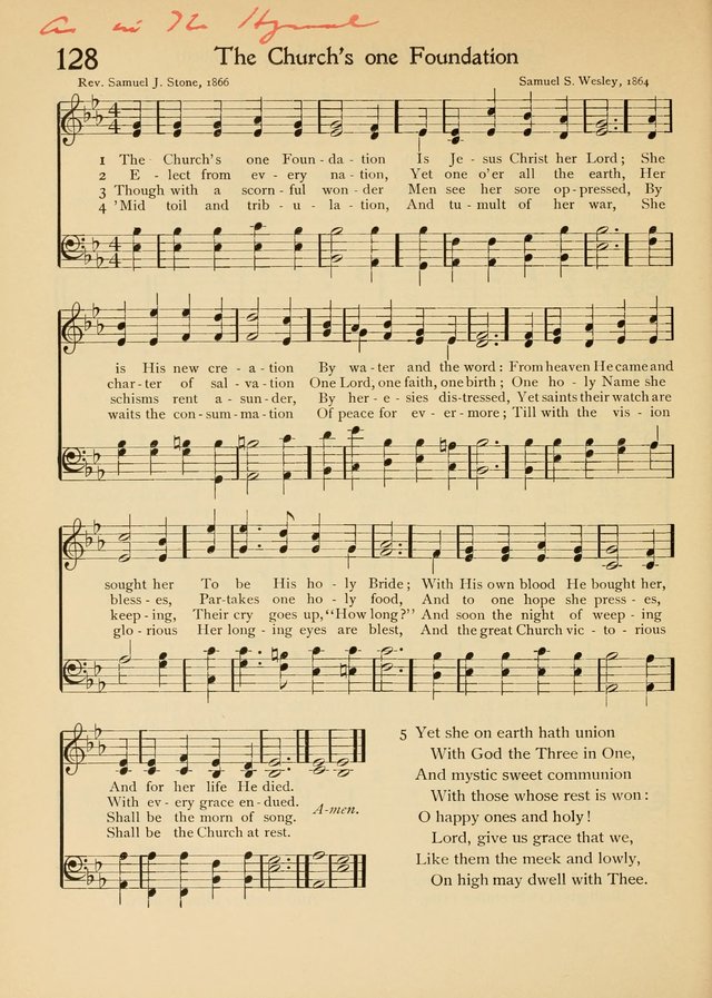 The School Hymnal page 133