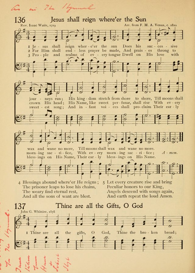 The School Hymnal page 141