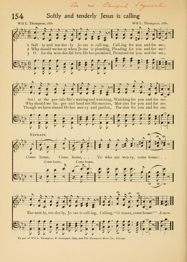The School Hymnal page 157