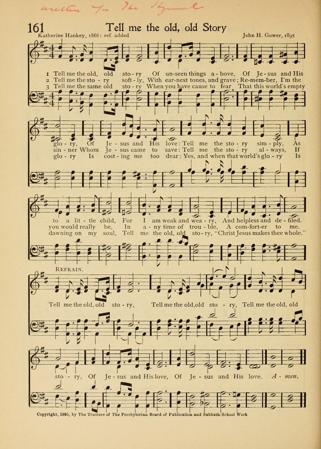 The School Hymnal page 163