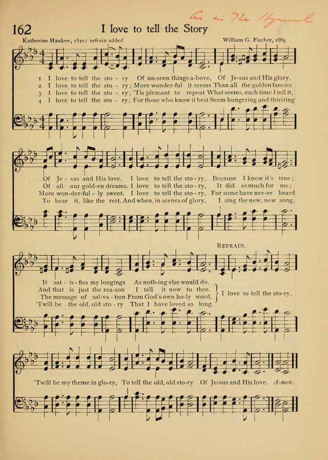 The School Hymnal page 164