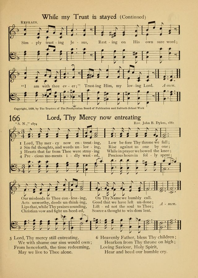 The School Hymnal page 168