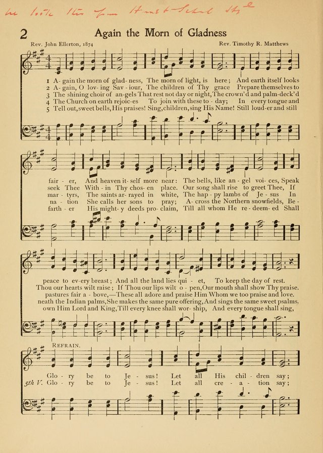 The School Hymnal page 19