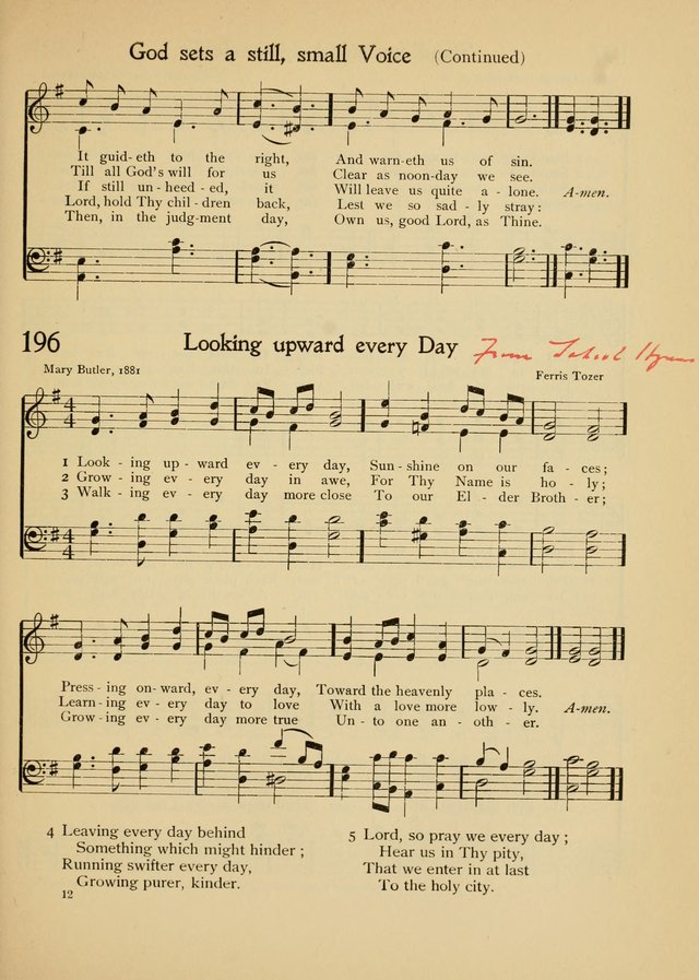 The School Hymnal page 194