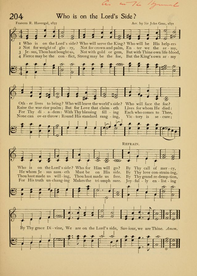 The School Hymnal page 202