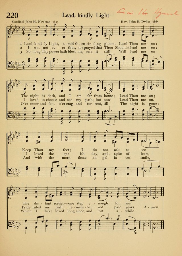 The School Hymnal page 218