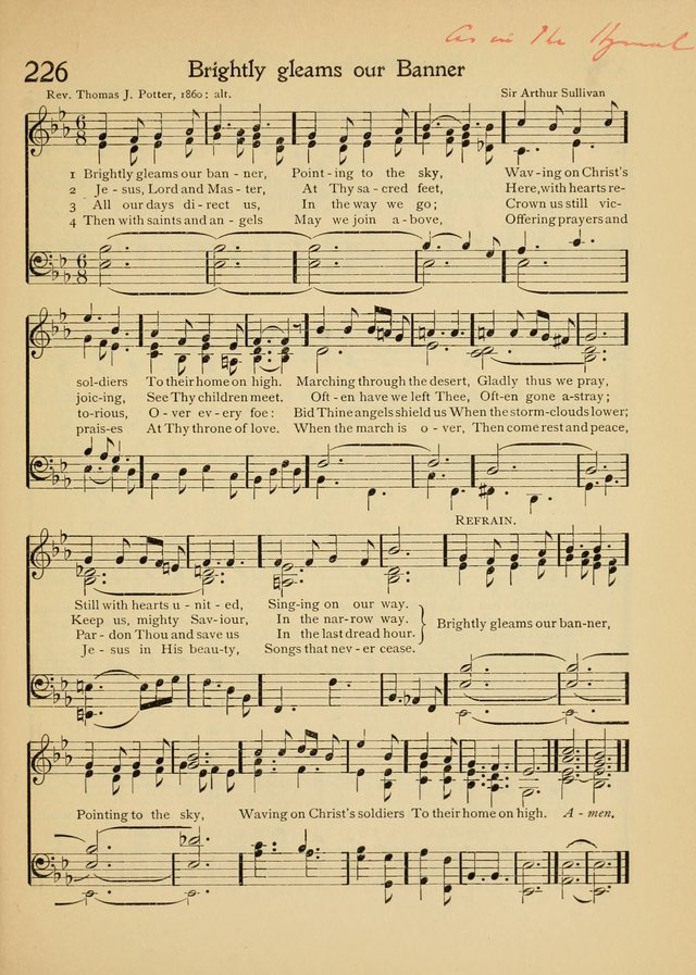 The School Hymnal page 224