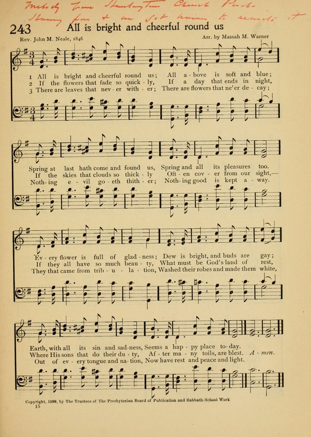 The School Hymnal page 242