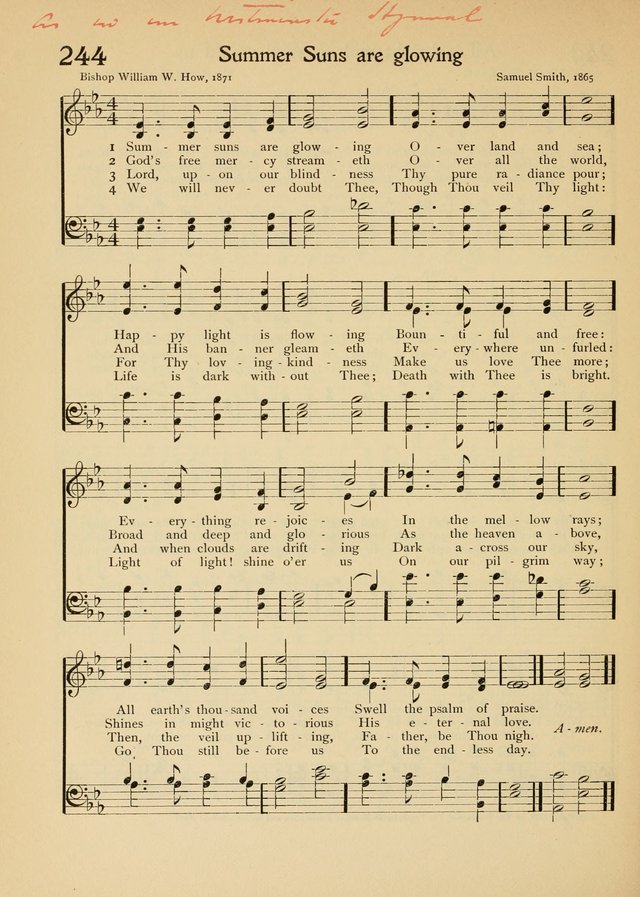 The School Hymnal page 243