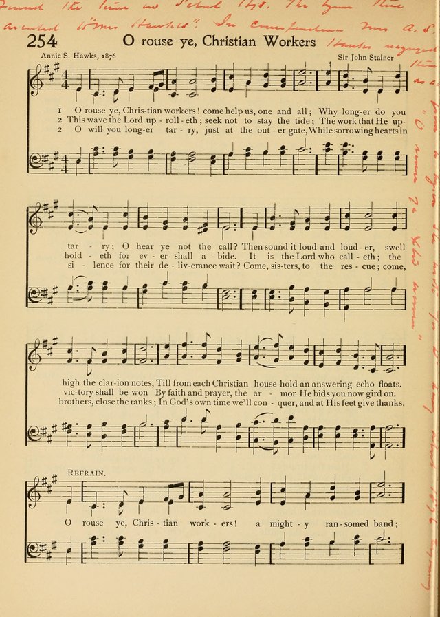 The School Hymnal page 253