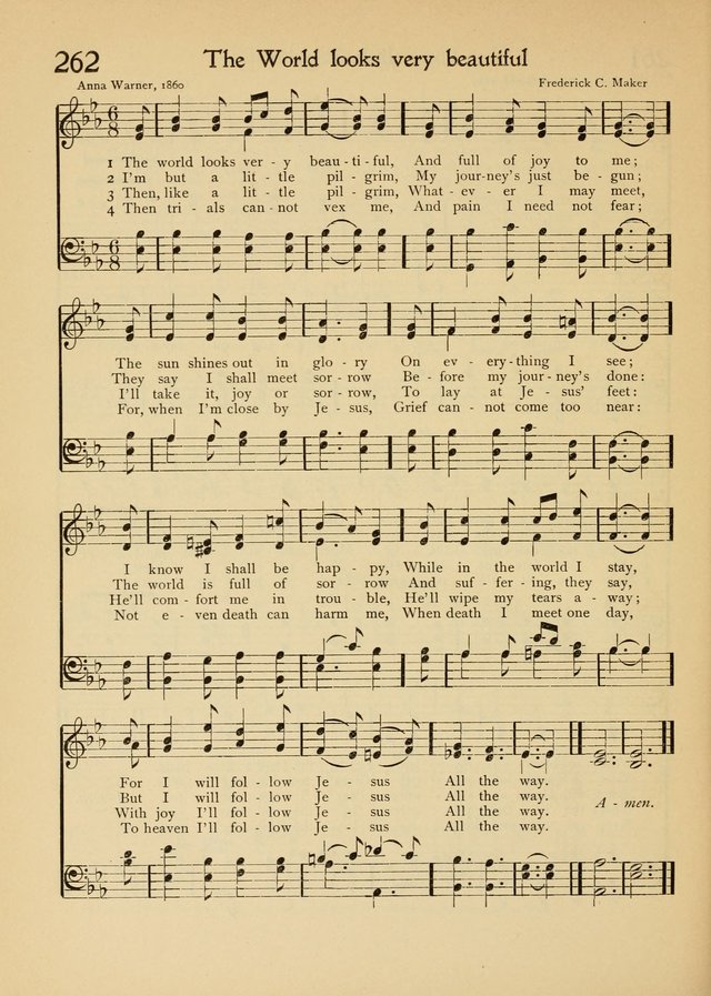 The School Hymnal page 261