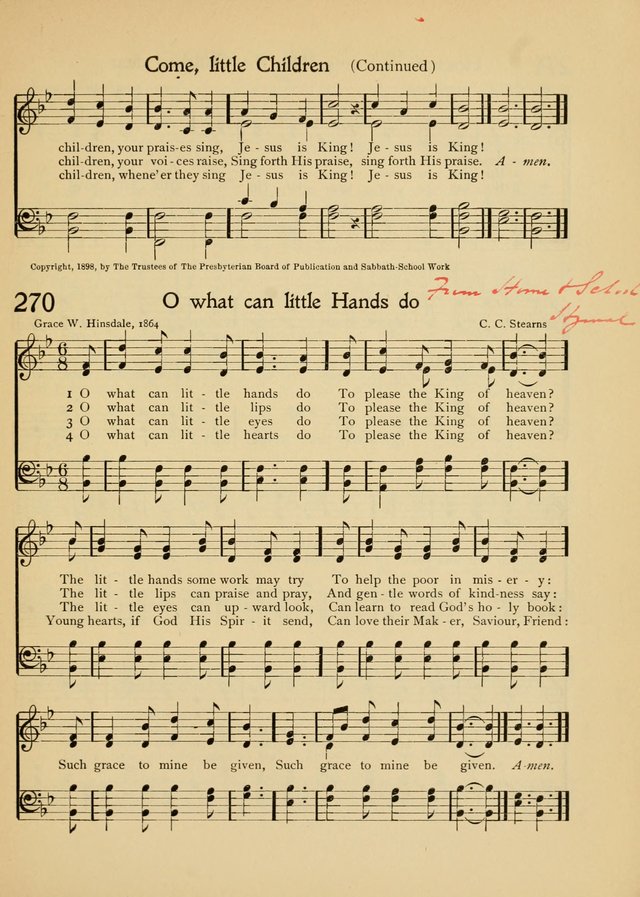 The School Hymnal page 268