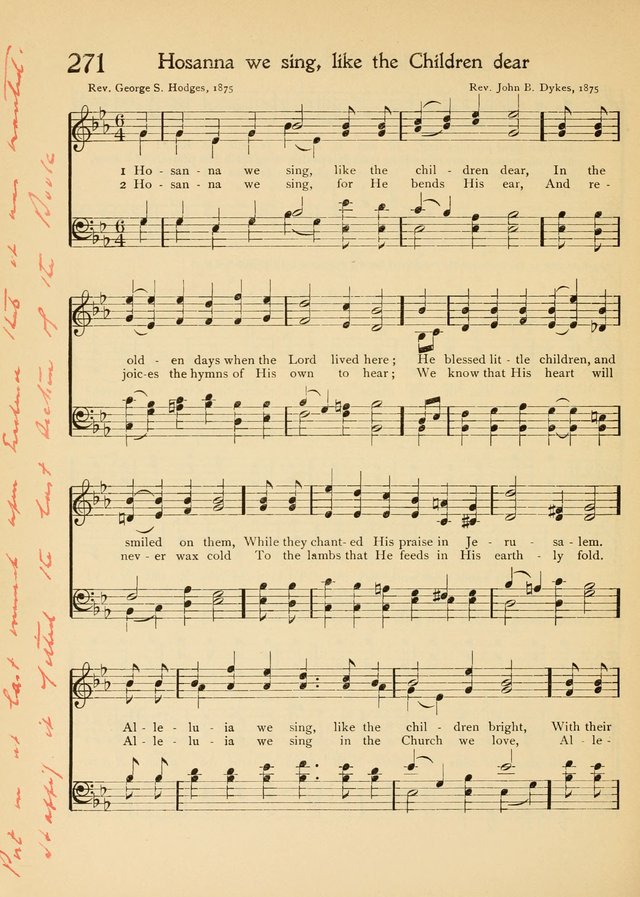 The School Hymnal page 269