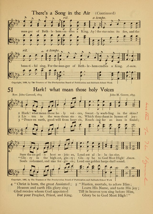The School Hymnal page 62