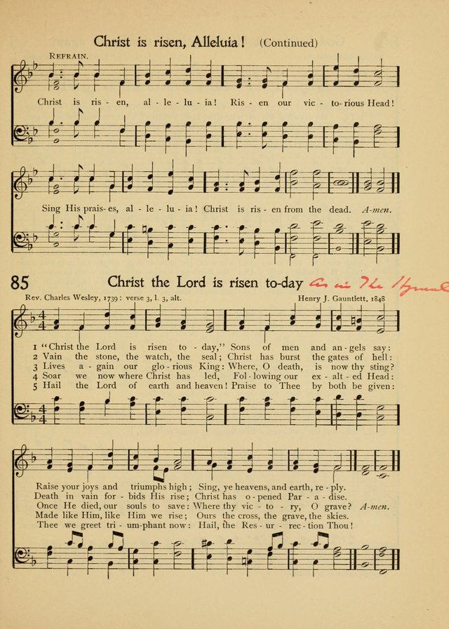 The School Hymnal page 94