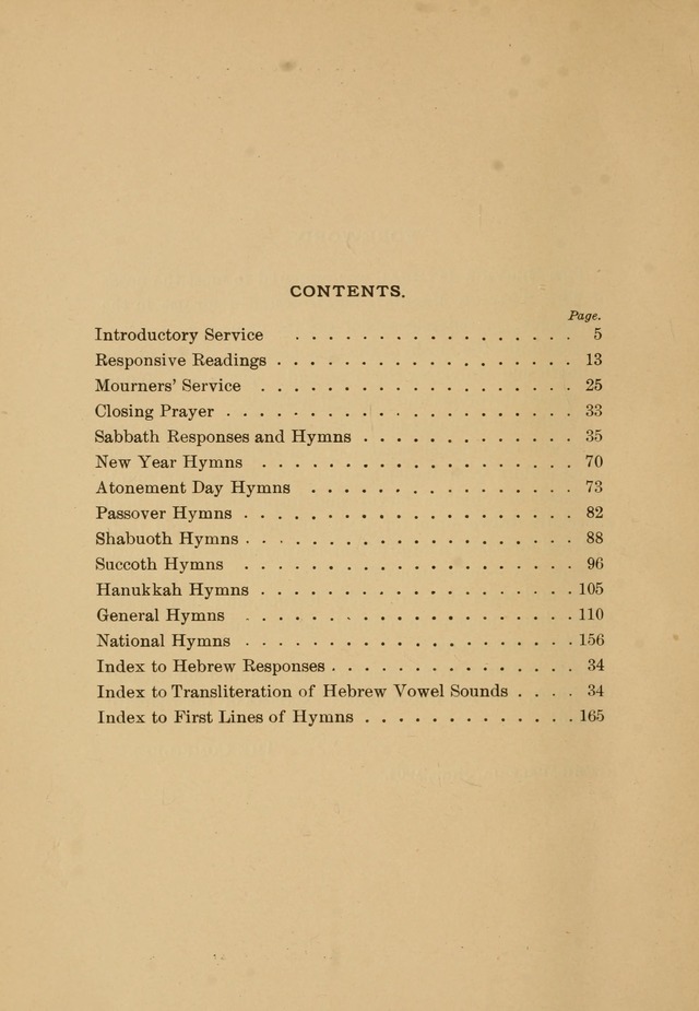 The Service Hymnal with an introductory service page 5