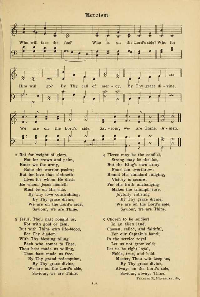 The School Hymnal: a book of worship for young people page 165