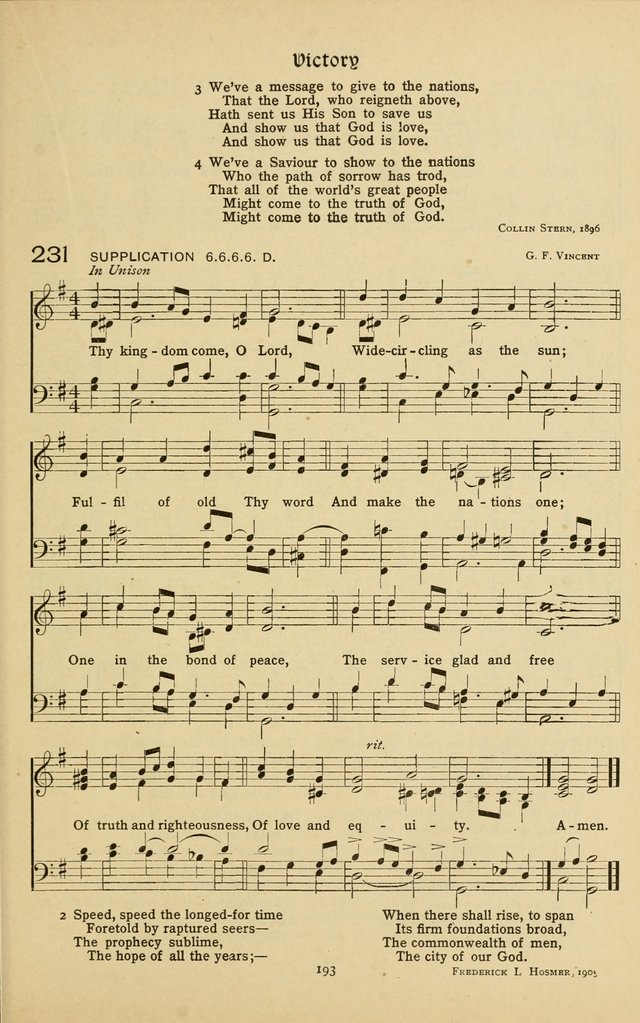The School Hymnal: a book of worship for young people page 193