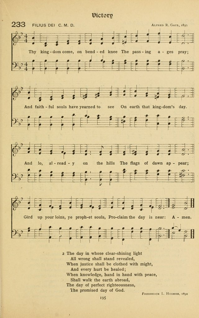 The School Hymnal: a book of worship for young people page 195