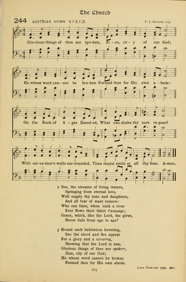 The School Hymnal: a book of worship for young people page 205