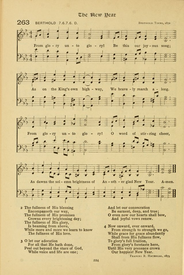 The School Hymnal: a book of worship for young people page 224