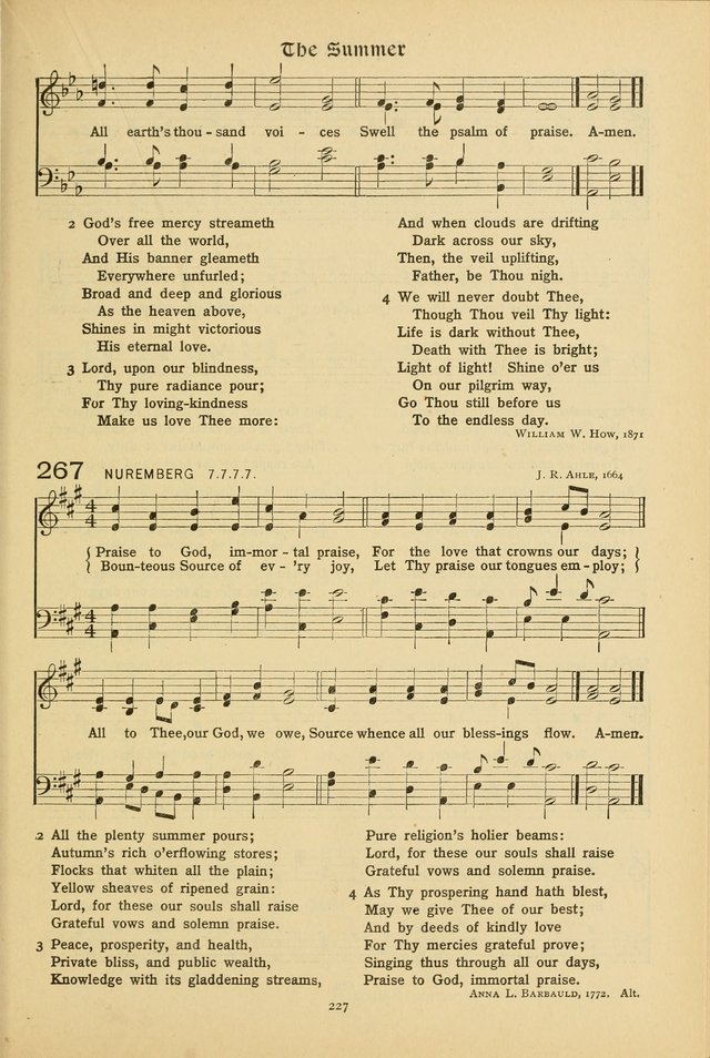 The School Hymnal: a book of worship for young people page 227