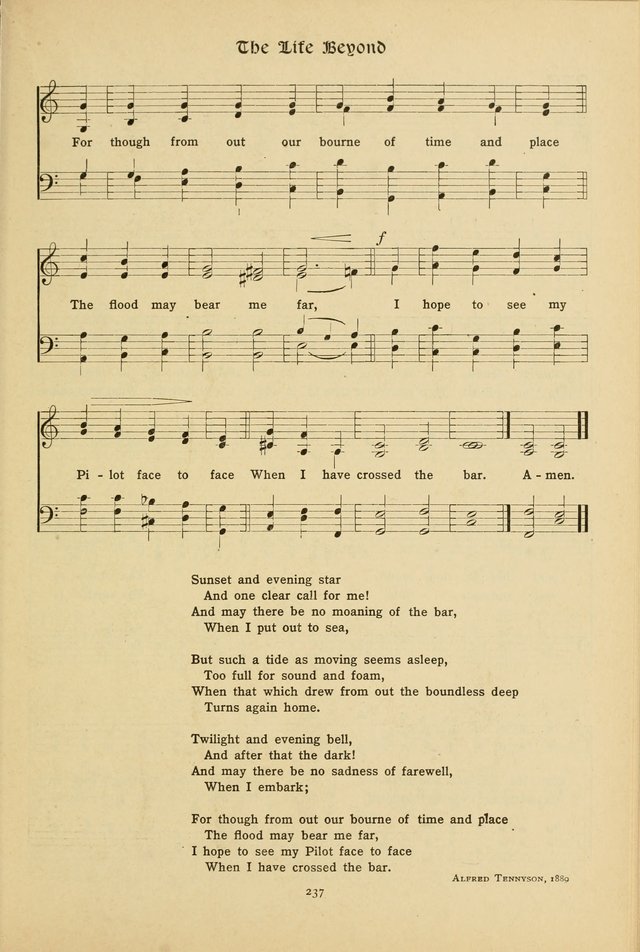The School Hymnal: a book of worship for young people page 237
