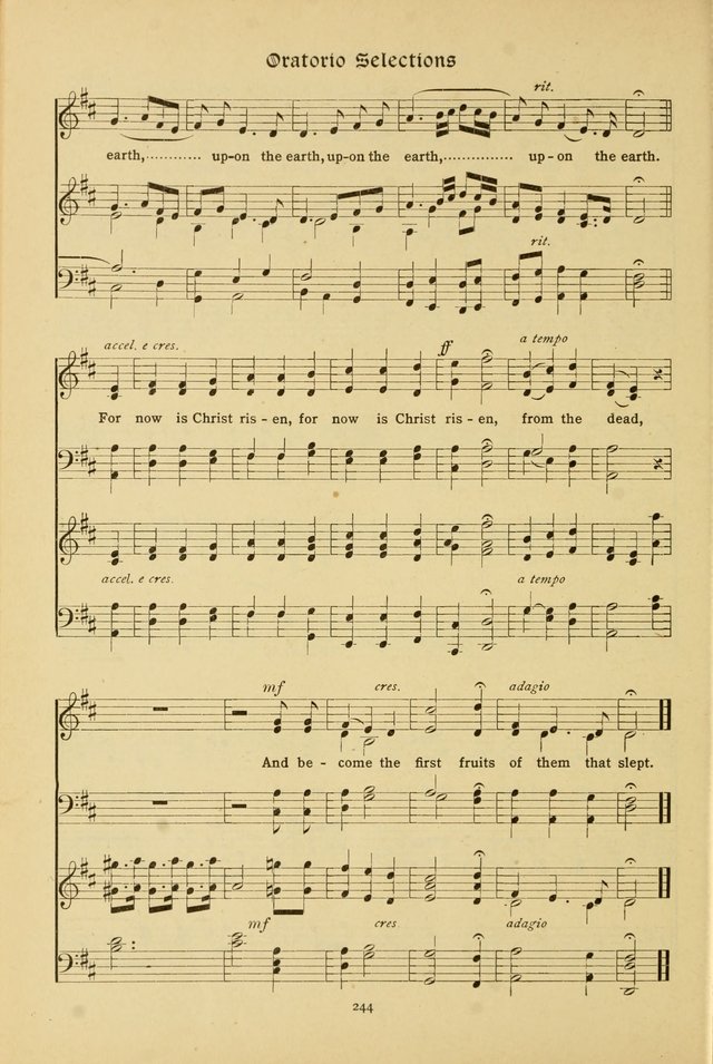 The School Hymnal: a book of worship for young people page 244