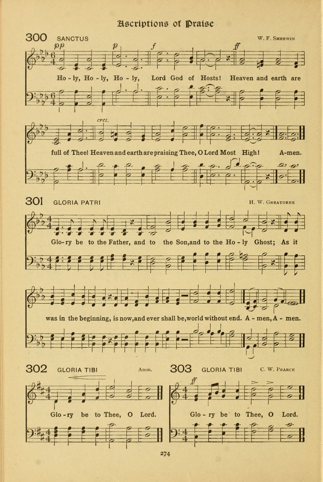 The School Hymnal: a book of worship for young people page 274