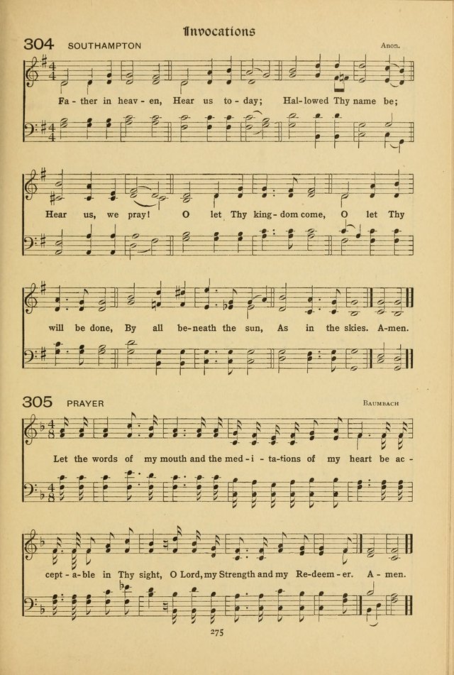 The School Hymnal: a book of worship for young people page 275