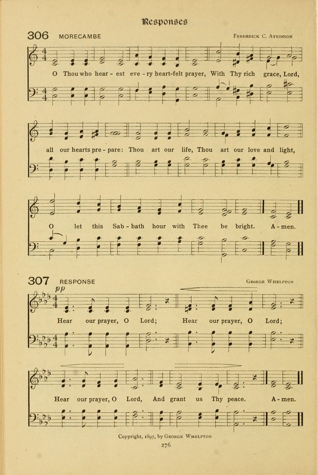 The School Hymnal: a book of worship for young people page 276