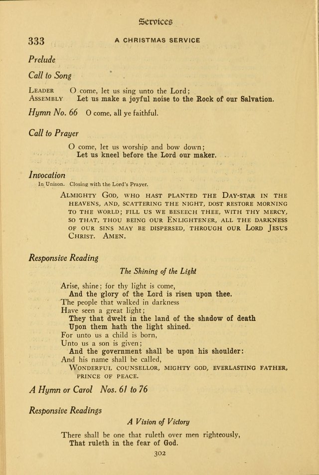 The School Hymnal: a book of worship for young people page 302