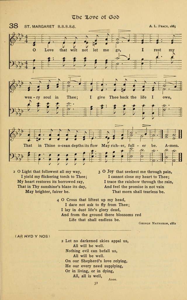 The School Hymnal: a book of worship for young people page 31